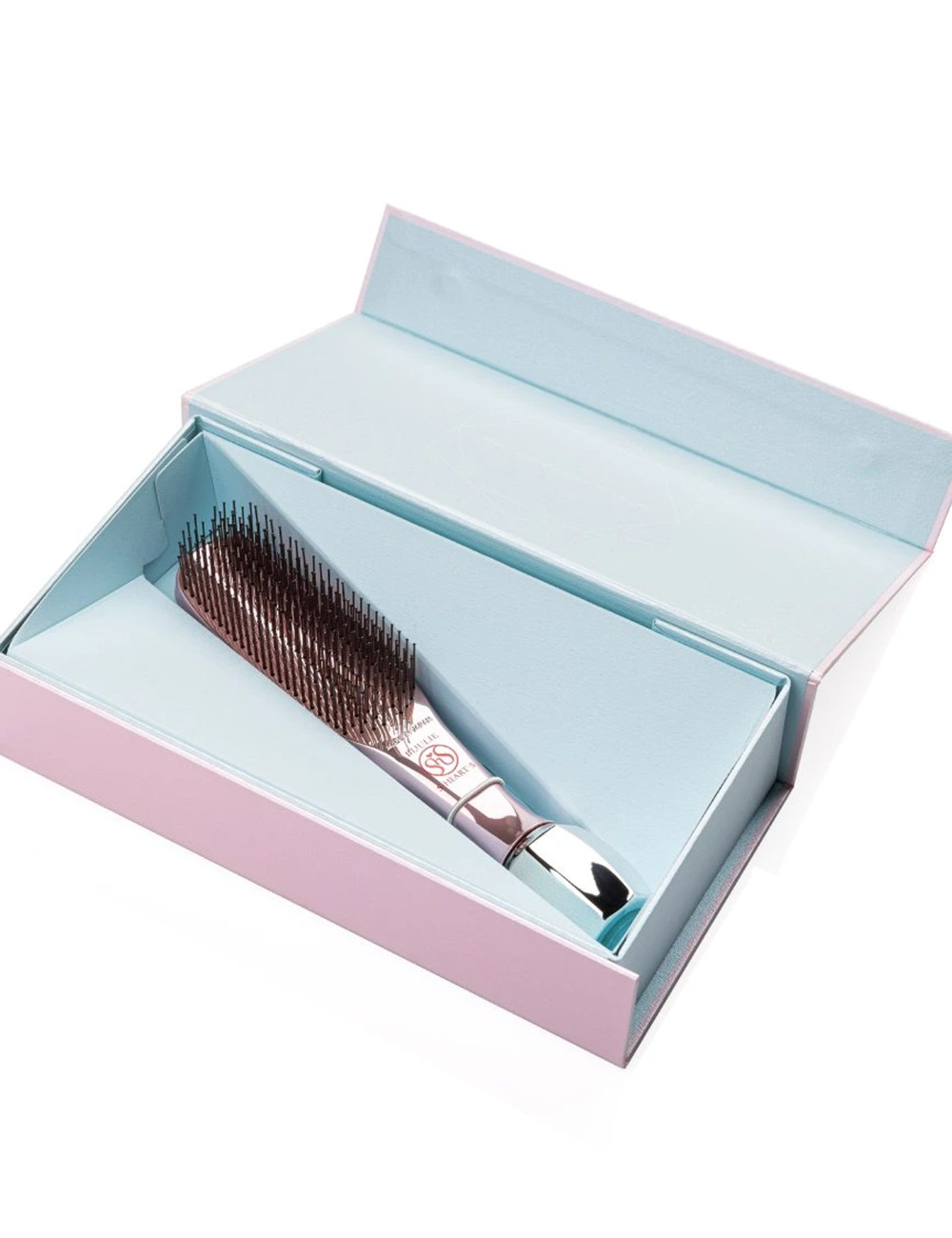 S-HEART-S Scalp Brush Bijulie Metallic Pink