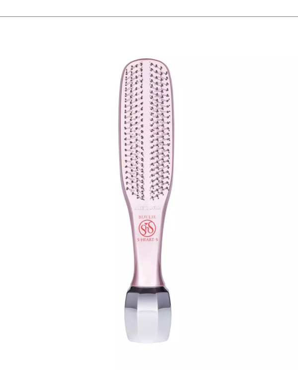 S-HEART-S Scalp Brush Bijulie Metallic Pink