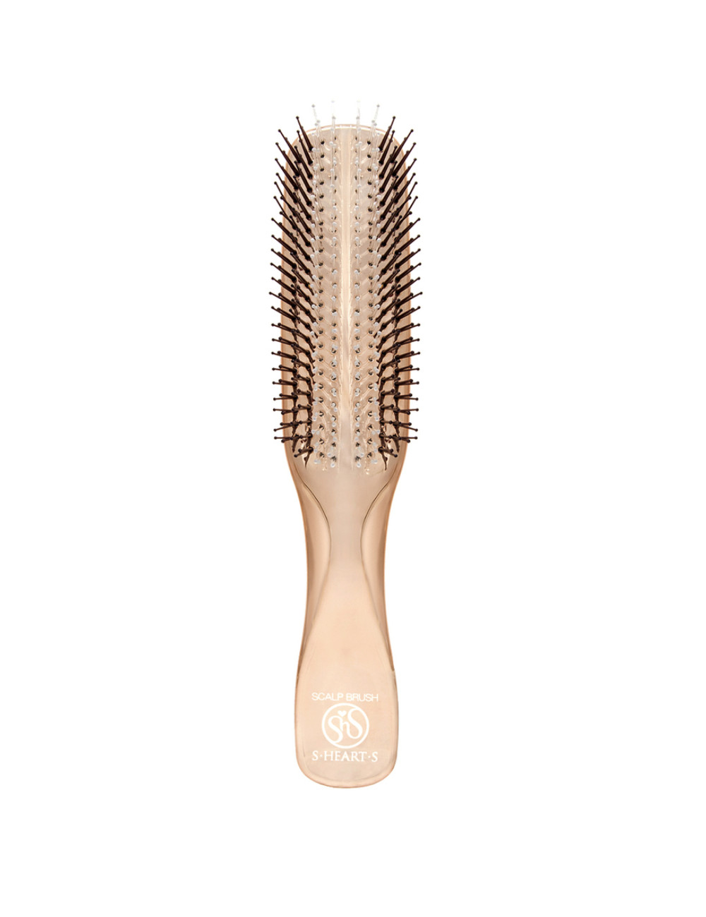 S-Heart-S Scalp Brush World Long Pink Gold