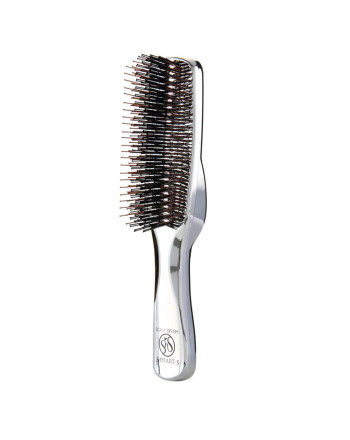 Масажна Щітка для Волосся та Шкіри Голови S-HEART-S Scalp Brush Plus Long for Professional Silver