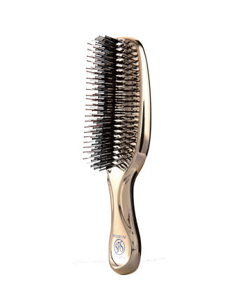 Масажна щітка для волосся та шкіри голови S-Heart-S Scalp Brush World Premium Long Champagne Gold
