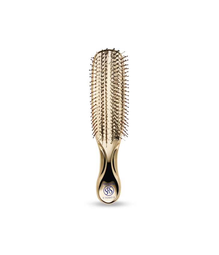 Масажна Щітка в Подарунковій Упаковці S-HEART-S Scalp Brush Premium Champagne Gold Long Gift Box