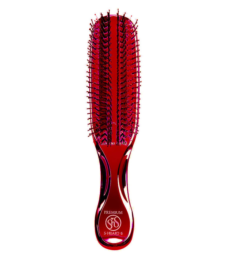 Масажна щітка в подарунковій упаковці S-HEART-S Sculp Brush Premium Long Red (Gift Box)