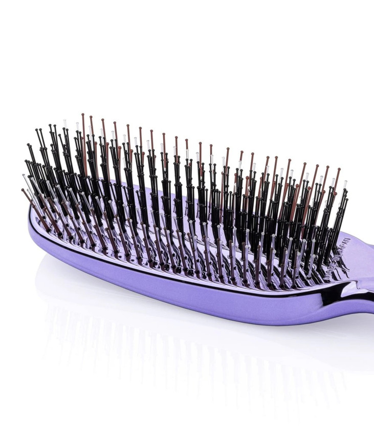 Масажна щітка для волосся та шкіри голови S-Heart-S Scalp Brush World Premium Long Purple Gift Box 