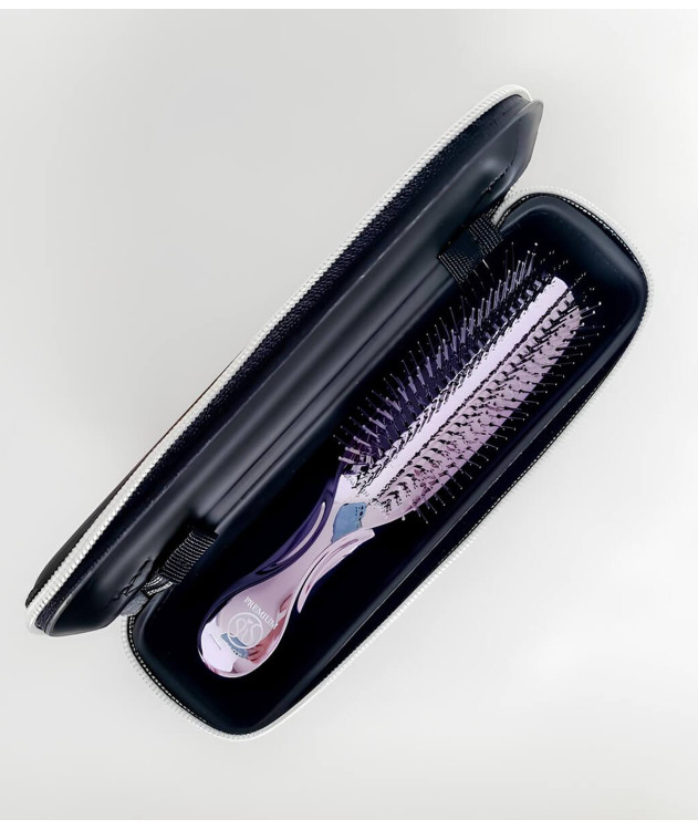 Масажна щітка для волосся та шкіри голови S-Heart-S Scalp Brush World Premium Long Purple Gift Box 