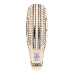 Massage Brush in Gift Box S-HEART-S Scalp Brush World Premium Short Box Champagne Gold 