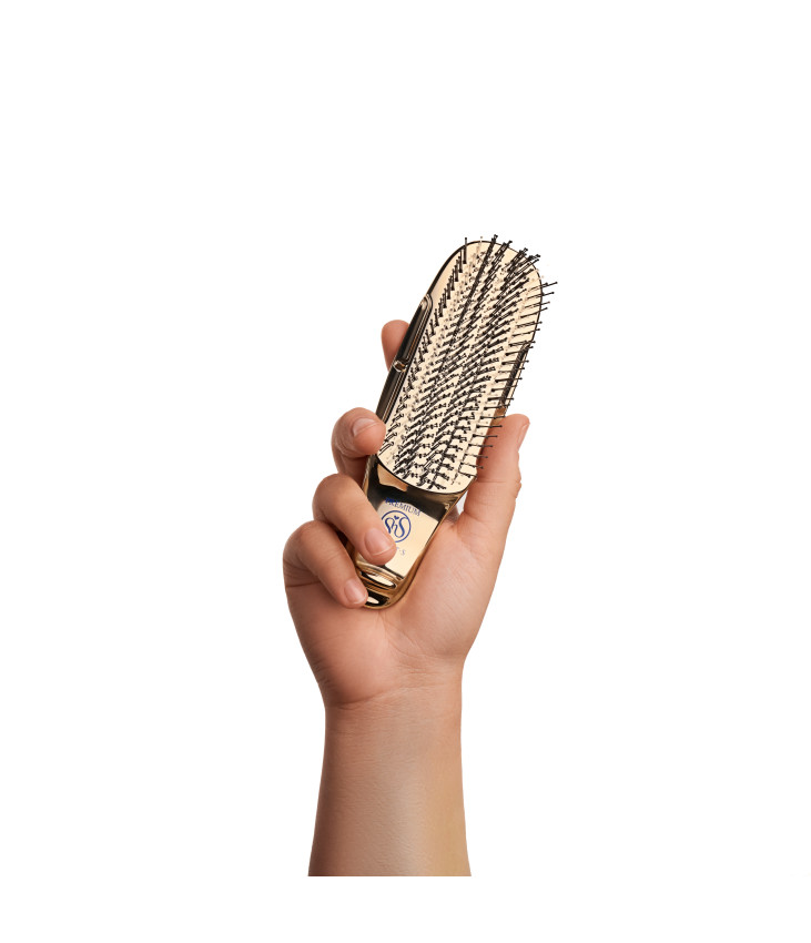 Масажна Щітка S-HEART-S Scalp Brush Premium Short Champagne Gold
