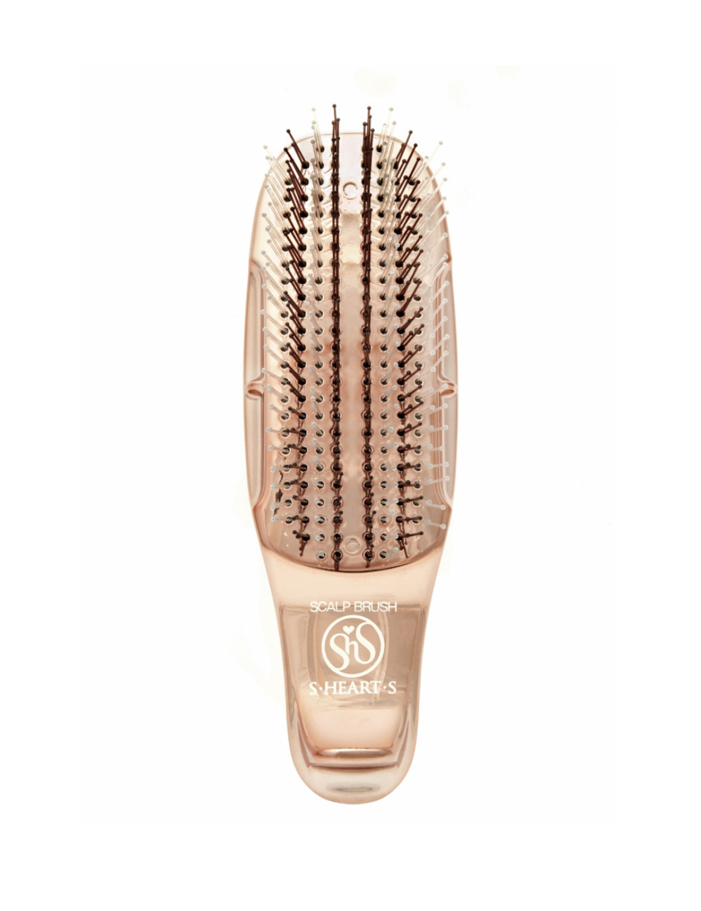S-Heart-S Scalp Brush World Model Short Pink Gold